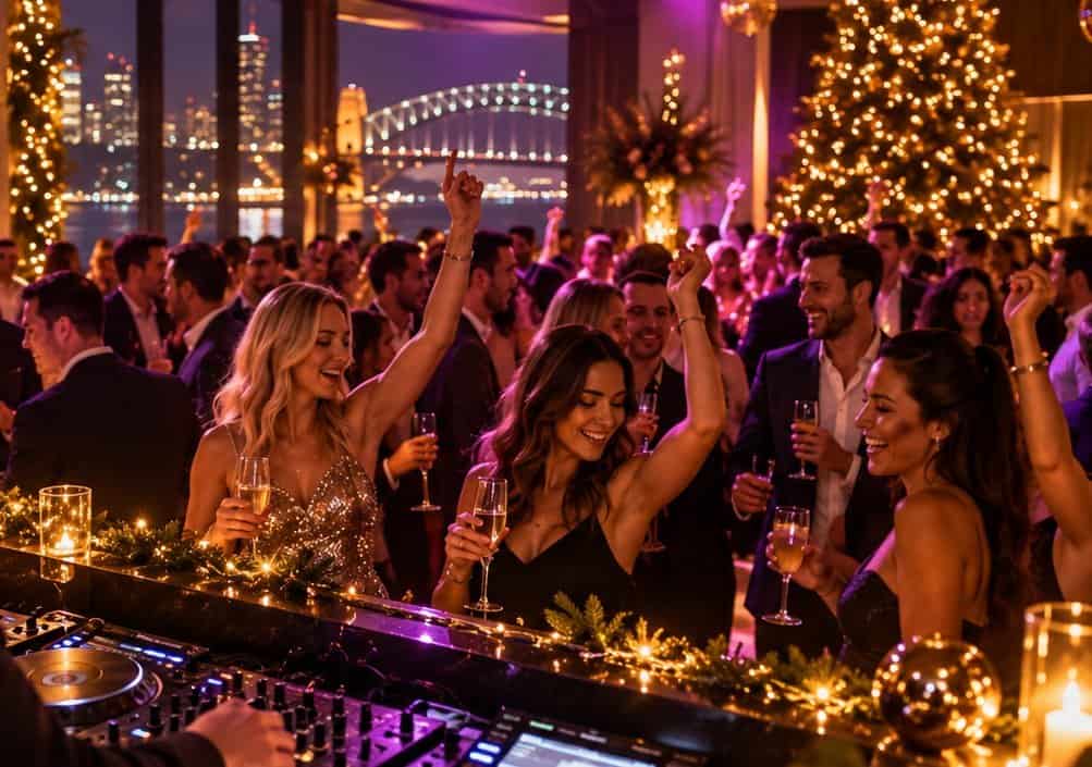 Festive Sydney corporate Christmas celebration